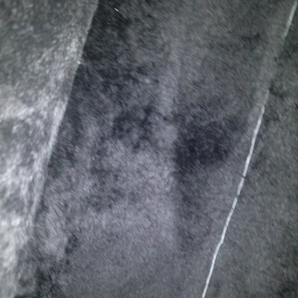 DOMINIC BELLISSIMO Lux textured Black Sheepskin Shearling Coat 42 Designed in CA - Picture 9 of 12